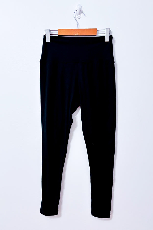 Legging noir doublé en polar taille haute seconde main - Autres- La Penderie du Paradis