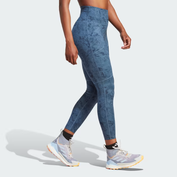 Legging bleu avec motifs (s) seconde main Adidas