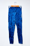 Legging bleu avec motifs (s) seconde main Adidas