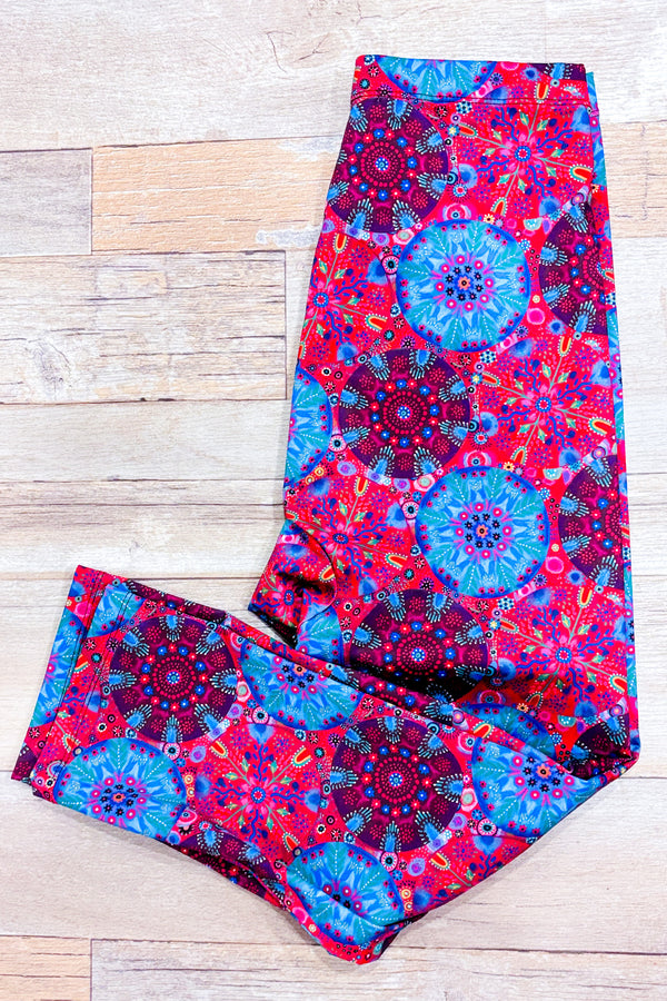 Legging fleuri multicolore (s)-Katrin Leblond-La Penderie du Paradis 🕊