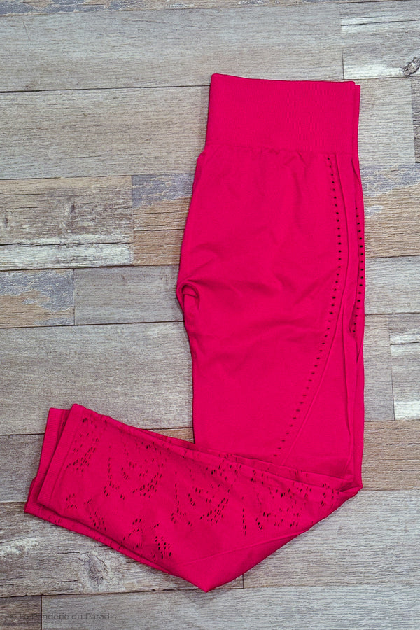 Legging fuchsia (s) seconde main Fabletics