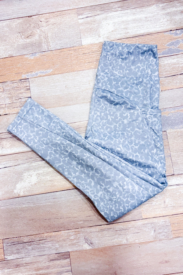 Legging gris motif cheetah (s)-ECHT Apparel-La Penderie du Paradis 🕊