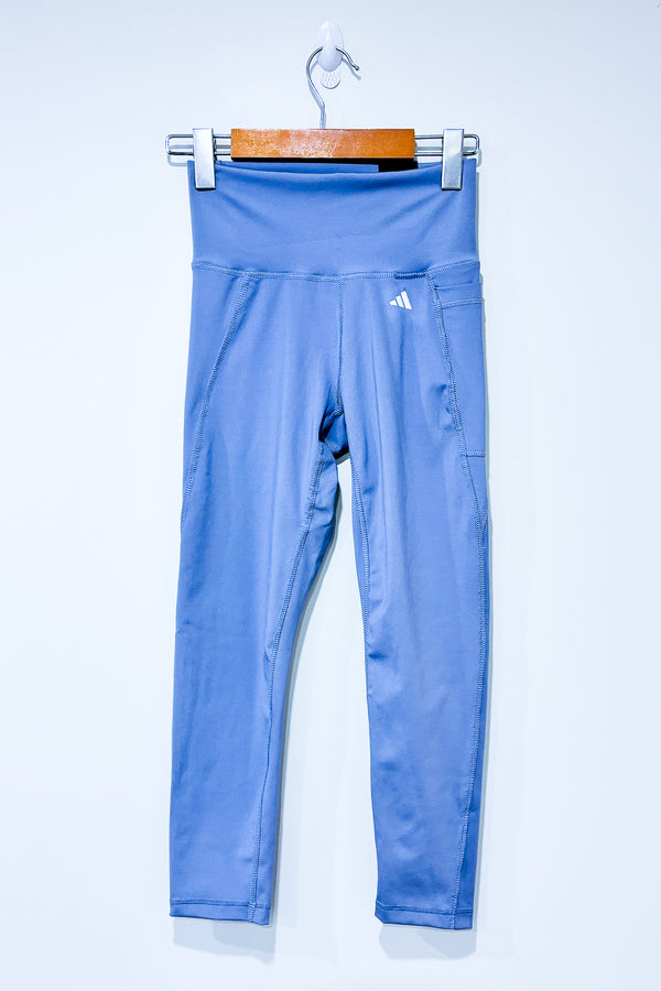 Legging mauve taille haute avec poche (s) seconde main Adidas