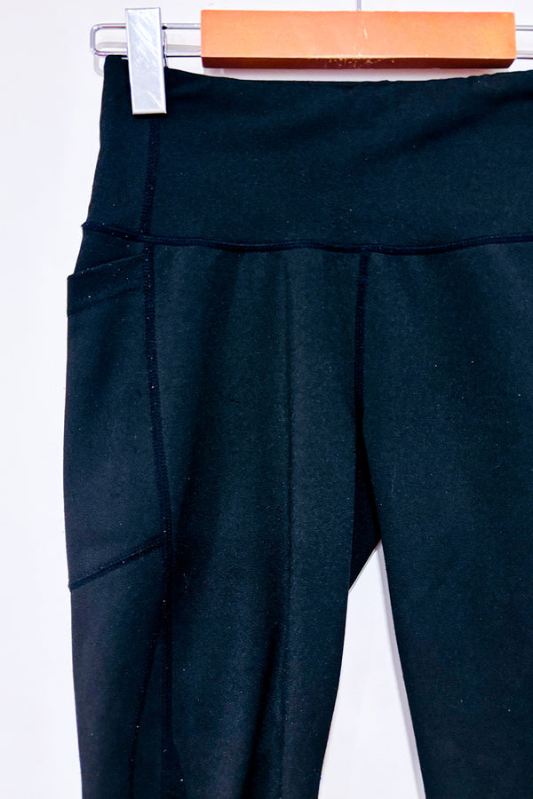 Legging noir avec poches et maille (s)-Ardene-La Penderie du Paradis 🕊