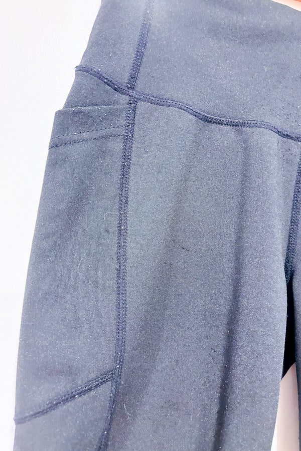 Legging noir avec poches et maille (s)-Ardene-La Penderie du Paradis 🕊