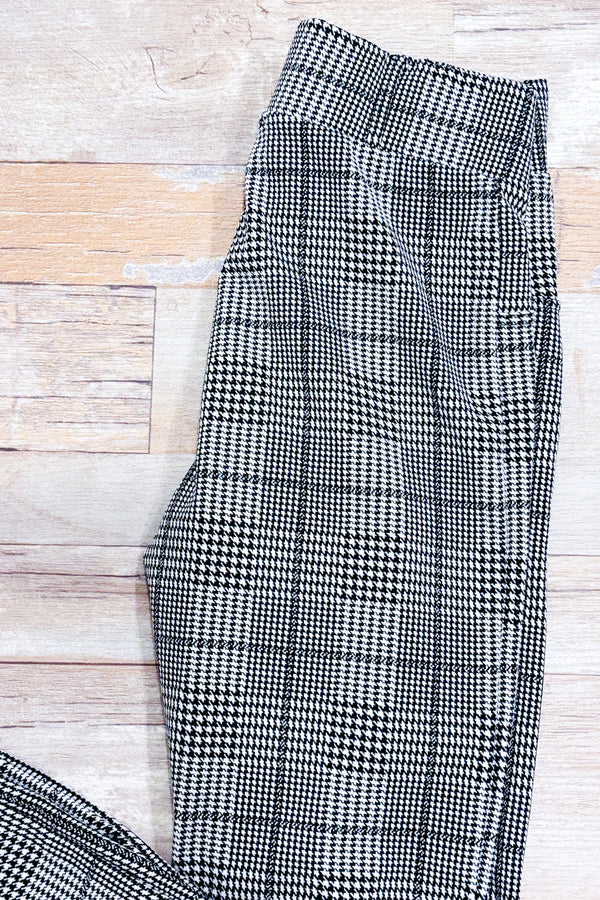 Legging noir et blanc motif pied de poule (xs)-Ardene-La Penderie du Paradis 🕊