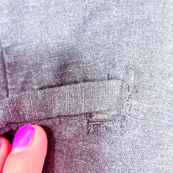 Pantalon court noir en lin (xxl)-Reitmans-La Penderie du Paradis 🕊