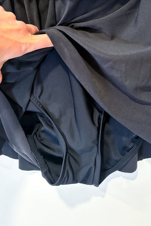 Maillot de bain une pièce noir (l) seconde main Aqua Green