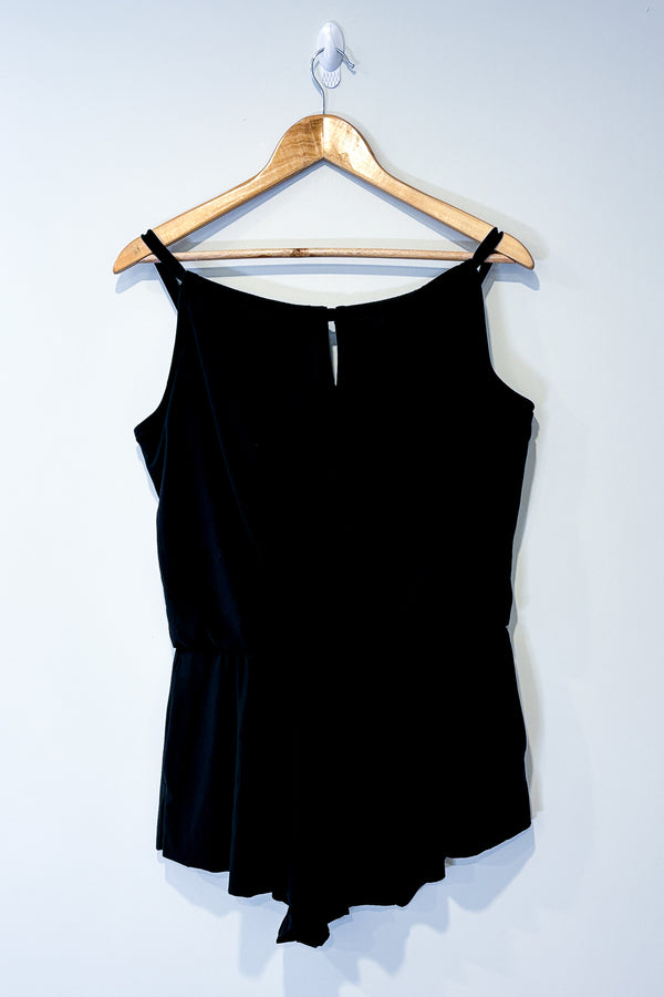 Maillot de bain une pièce noir (l) seconde main Aqua Green