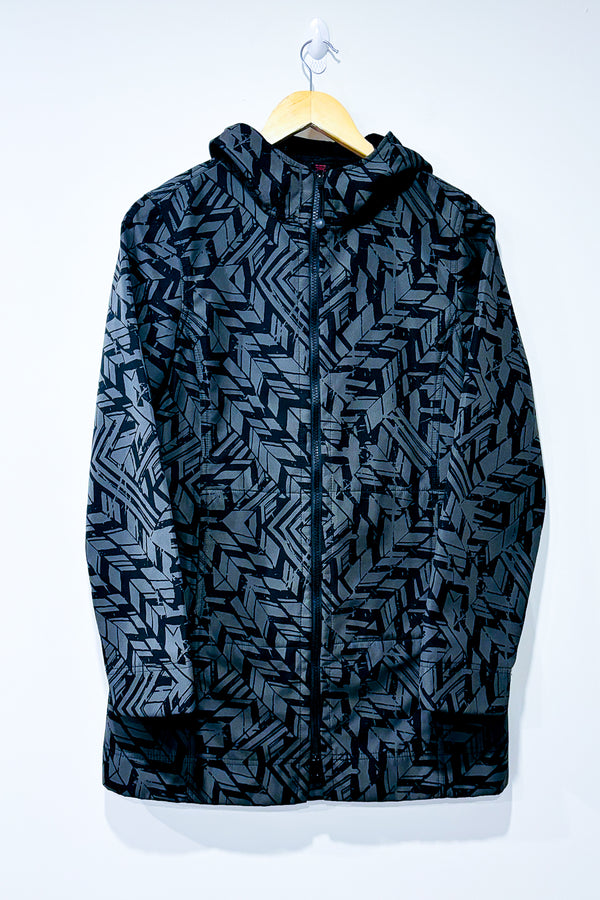 Manteau avec motifs gris et noirs intérieur en polar (m) seconde main Sirio