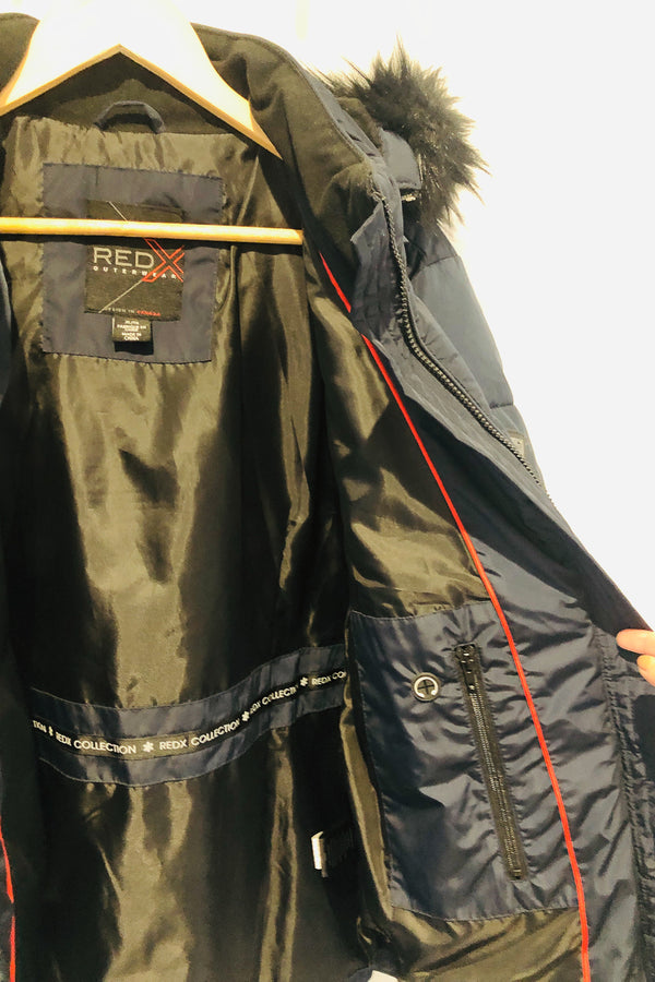 Manteau d'hiver puffer marine (xl) seconde main RedX