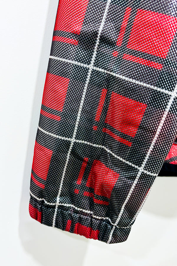 Manteau imperméable rouge à carreaux (m) seconde main Moose Knuckles