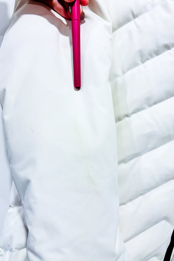 Manteau Leggero crème en duvet imperméable (xl) -- La Penderie du Paradis ?