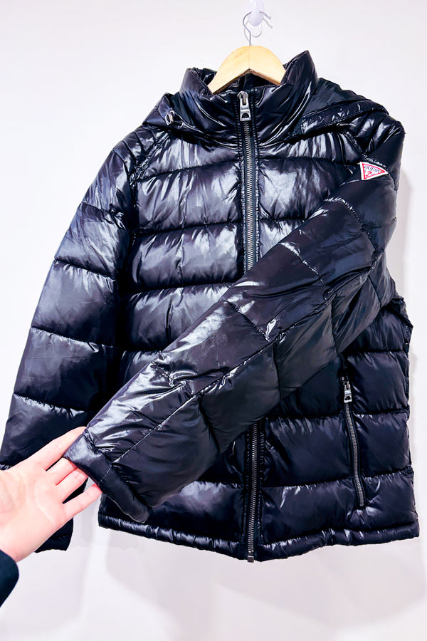 Manteau puffer noir lustré (m) - Homme-Guess-La Penderie du Paradis 🕊