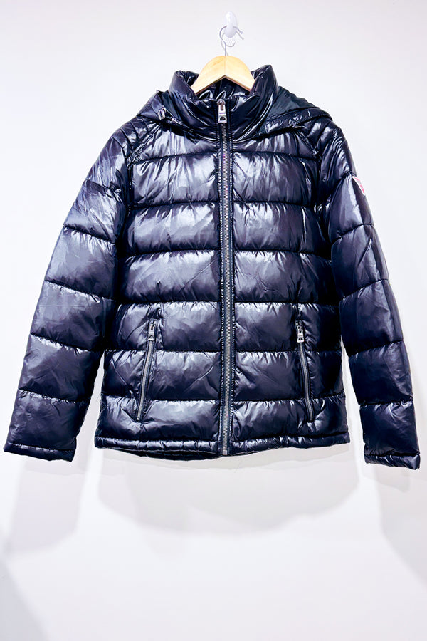 Manteau puffer noir lustré (m) - Homme-Guess-La Penderie du Paradis 🕊