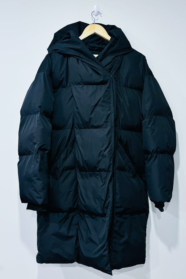 Manteau puffer oversized noir (m) seconde main Frank and Oak
