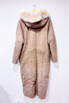 Manteau taupe avec fourrure (l)-La Tannière-La Penderie du Paradis 🕊