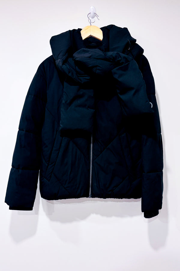 XX_Manteau noir puffer (s)-DKNYC-La Penderie du Paradis ๐