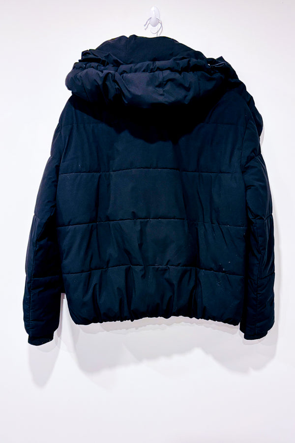 XX_Manteau noir puffer (s)-DKNYC-La Penderie du Paradis ๐