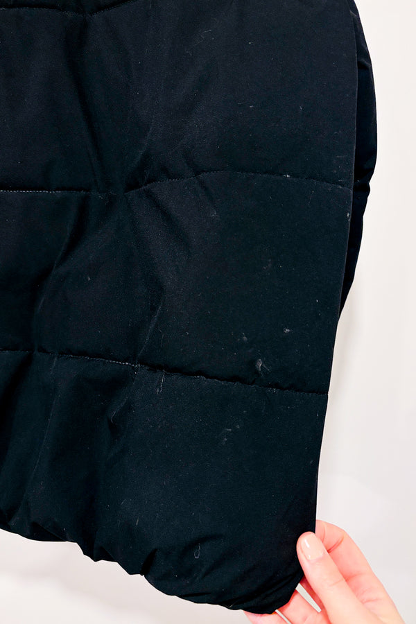 XX_Manteau noir puffer (s)-DKNYC-La Penderie du Paradis ๐