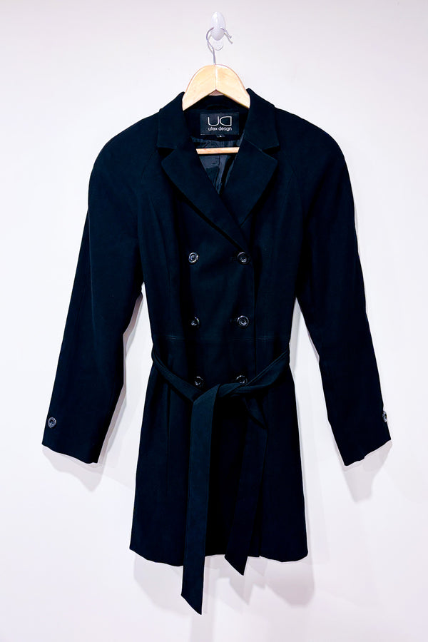 Trench coat noir (m)-Utex Design-La Penderie du Paradis 🕊