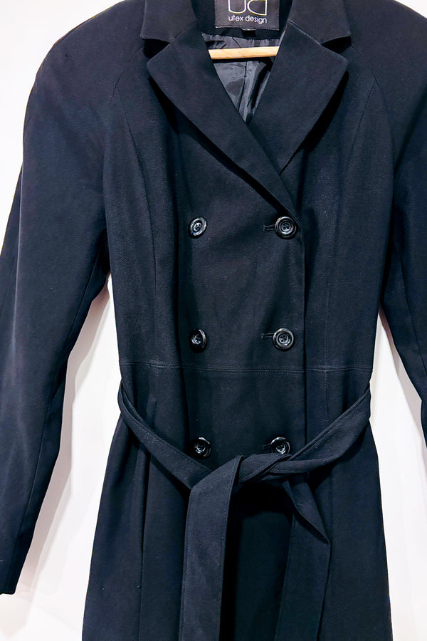 Trench coat noir (m)-Utex Design-La Penderie du Paradis 🕊