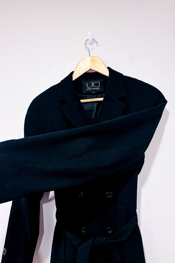 Trench coat noir (m)-Utex Design-La Penderie du Paradis 🕊