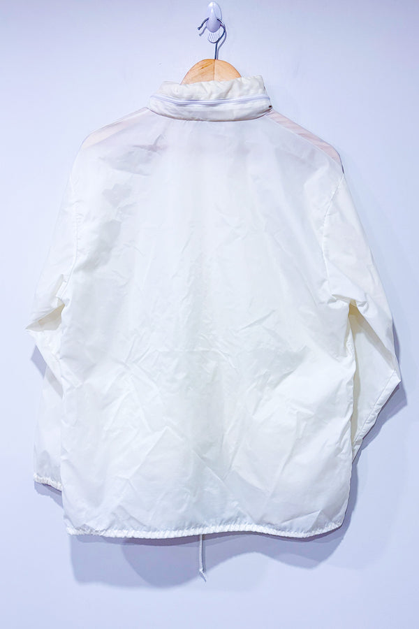 Manteau imperméable vintage beige avec pochette pour capuchon au collet (l)-Strands-La Penderie du Paradis 🕊