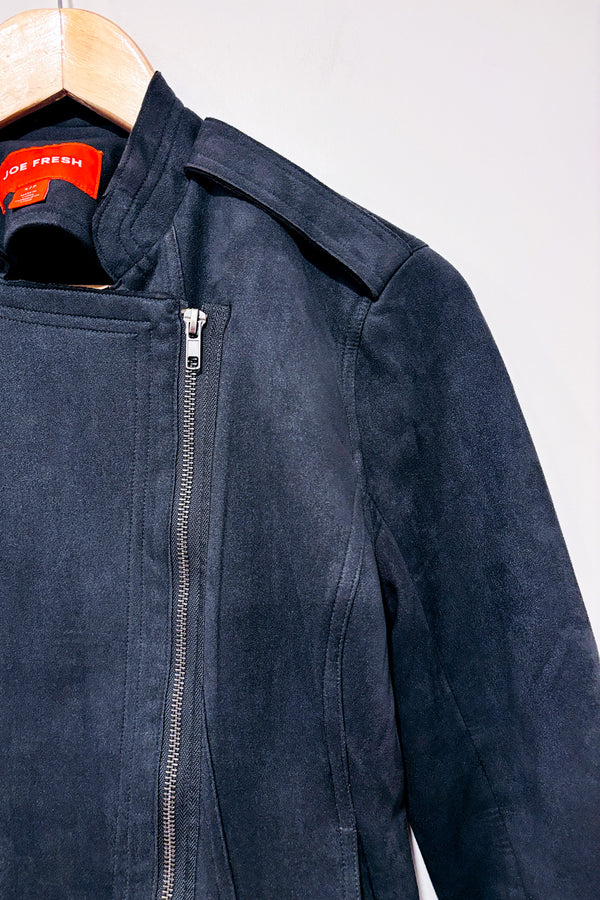 Manteau gris faux suède (s)-Joe Fresh-La Penderie du Paradis 🕊