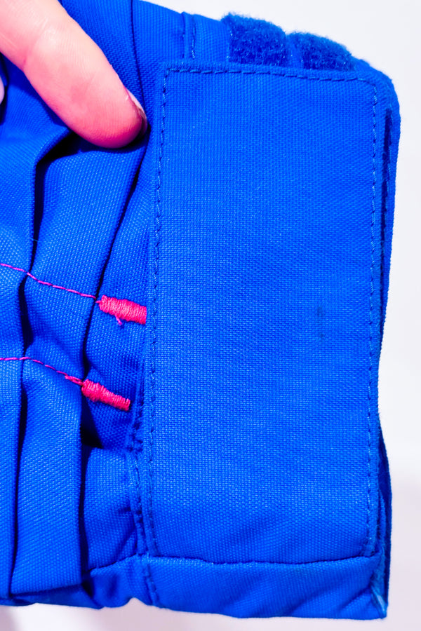 Manteau d'hiver bleu et rose (xs)*-Scott-La Penderie du Paradis 🕊