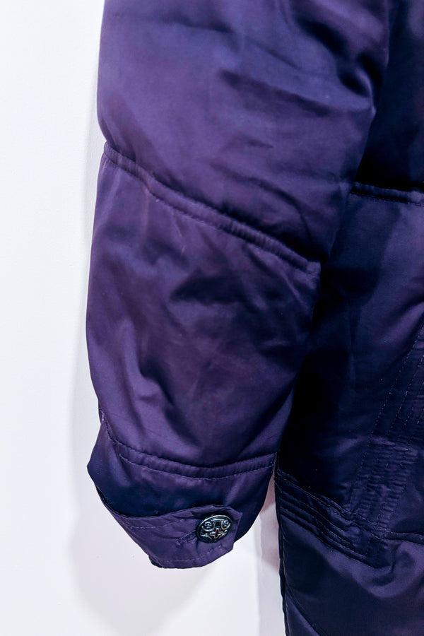 Manteau d'hiver puffer prune avec rembourrage en duvet (xl)*-Snap-La Penderie du Paradis 🕊