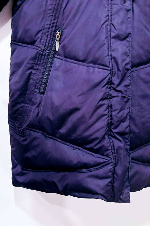 Manteau d'hiver puffer prune avec rembourrage en duvet (xl)*-Snap-La Penderie du Paradis 🕊