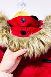 Manteau puffer rouge (s)* seconde main - Liquid- La Penderie du Paradis