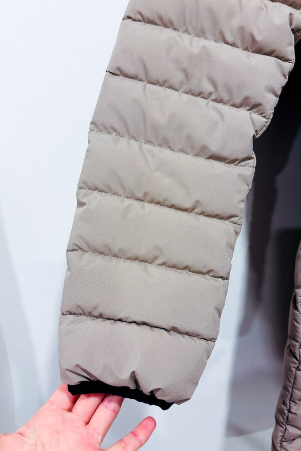 Manteau matelassé puffer chameau* seconde main - DKNY- La Penderie du Paradis