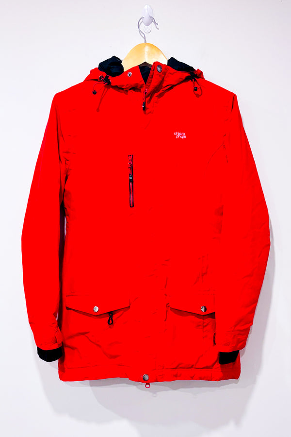 Manteau d'hiver rouge* seconde main - Chlorophylle- La Penderie du Paradis