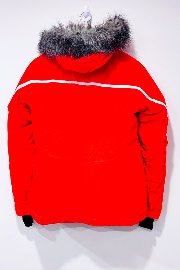 Manteau d'hiver rouge-vintage omni-shield* seconde main - Columbia- La Penderie du Paradis