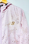 Manteau coupe-vent rose et or scintillant* seconde main - New Balance- La Penderie du Paradis