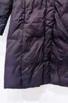 Manteau en duvet brun chocolat col enveloppant* seconde main - Cole Haan- La Penderie du Paradis