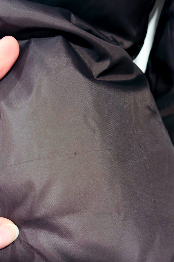 Manteau en duvet brun chocolat col enveloppant* seconde main - Cole Haan- La Penderie du Paradis