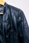 Veste ouverte courte noire effet cuir * seconde main - Tahari- La Penderie du Paradis