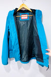 Manteau imperméable turquoise à capuchon seconde main - Outbound- La Penderie du Paradis