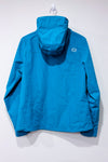 Manteau imperméable turquoise à capuchon seconde main - Outbound- La Penderie du Paradis