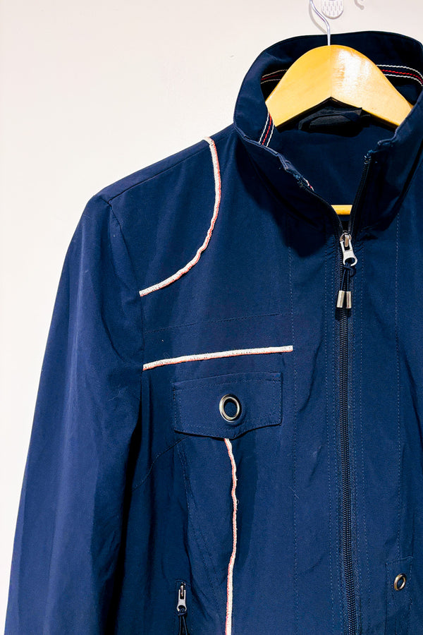 Manteau mi-saison léger marine * seconde main - Orly Sport- La Penderie du Paradis