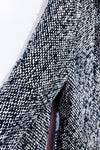 Manteau en laine noir et blanc seconde main - Renato Balestra- La Penderie du Paradis