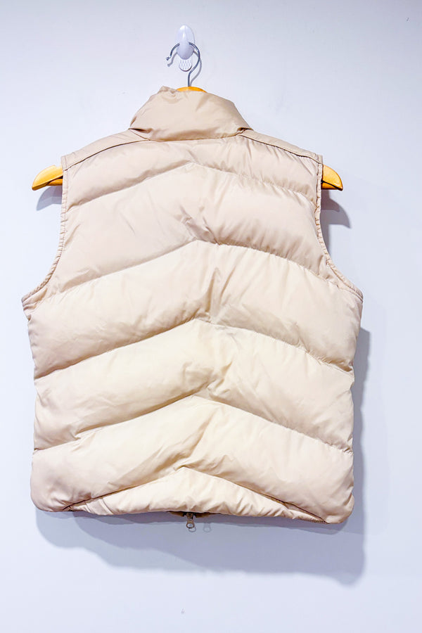 Veste puffer beige en duvet seconde main - Jacob Connexion- La Penderie du Paradis