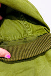 Manteau cargo kaki à capuchon seconde main - Garage- La Penderie du Paradis