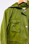 Manteau cargo kaki à capuchon seconde main - Garage- La Penderie du Paradis