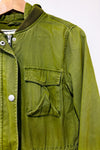 Manteau cargo kaki à capuchon seconde main - Garage- La Penderie du Paradis