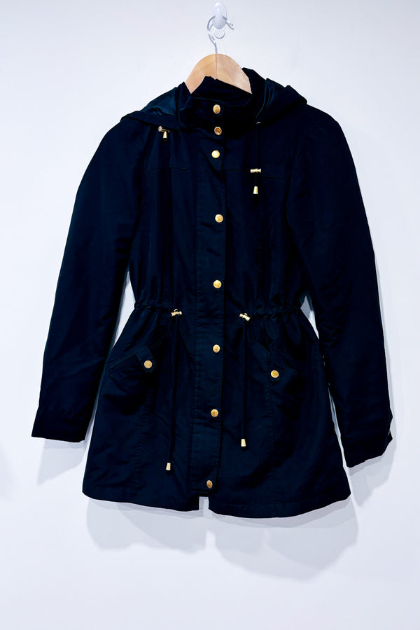 Manteau coupe-vent noir à cintrer seconde main - Vero Moda- La Penderie du Paradis