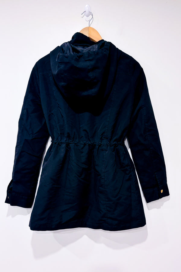 Manteau coupe-vent noir à cintrer seconde main - Vero Moda- La Penderie du Paradis